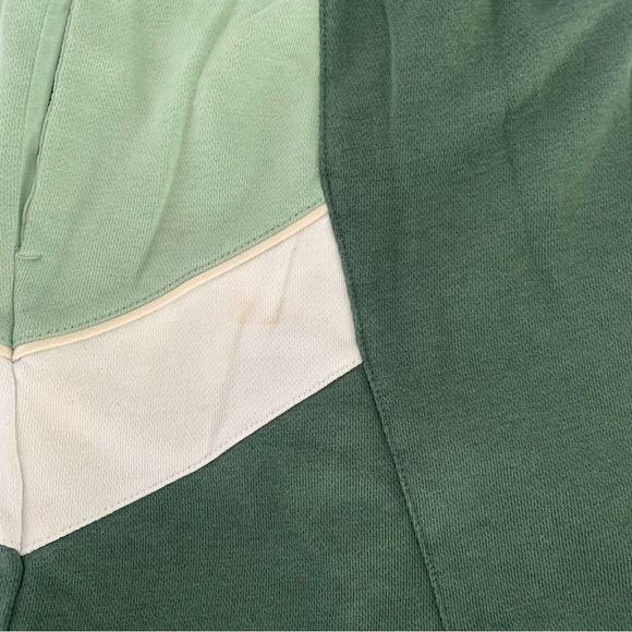 Nike Green Color Block Cotton Shorts Size Large - Picture 12 of 12